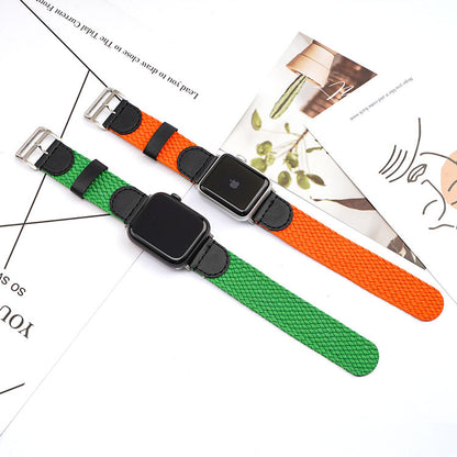 [14 colors available] Braided nylon band [Apple Watch]