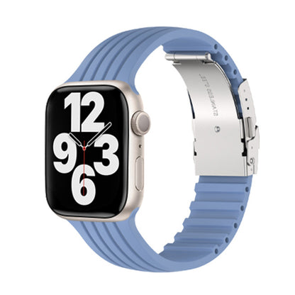 [10 colors] Striped silicone band [Apple Watch]