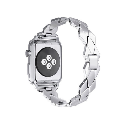 [3 colors available] Rhombus stainless steel band [Apple Watch]