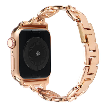 [4 colors available] Chain ring metal band [Apple Watch]