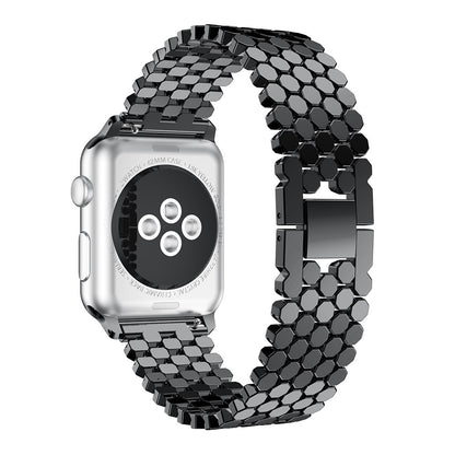 [4 colors available] Honeycomb chain steel band [Apple Watch]