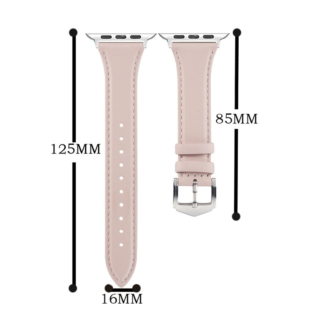 [4 colors available] Classic waist leather band [Apple Watch]