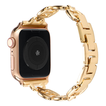 [4 colors available] Chain ring metal band [Apple Watch]