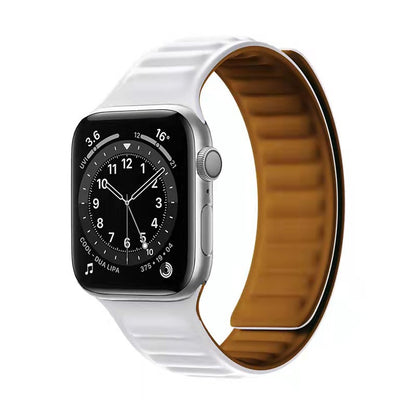 [Recommended♪ 15 colors available] Magnetic hybrid silicone band [Apple Watch]