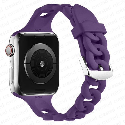 [18 colors available] Silicone ring band [Apple Watch]