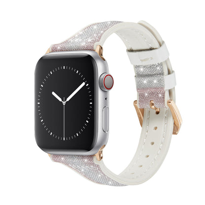 [4 colors available] Glitter gradient leather band [Apple Watch]