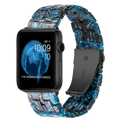 [16 colors available] Mosaic pattern resin band [Apple Watch]