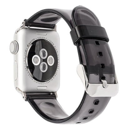 [12 colors available] Silver buckle clear band [Apple Watch]