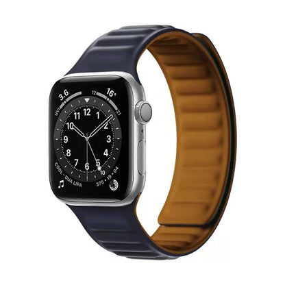 [Recommended♪ 15 colors available] Magnetic hybrid silicone band [Apple Watch]