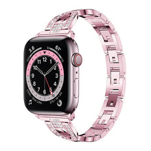 [5 colors available] Solid rhinestone metal band [Apple Watch]