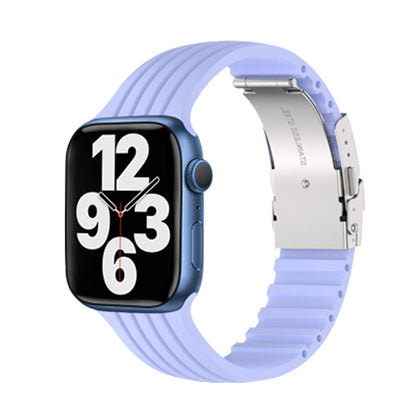 [10 colors] Striped silicone band [Apple Watch]