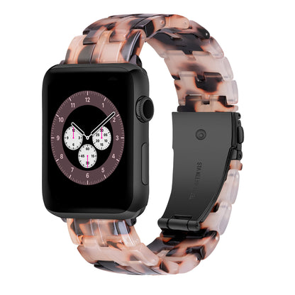 [16 colors available] Mosaic pattern resin band [Apple Watch]