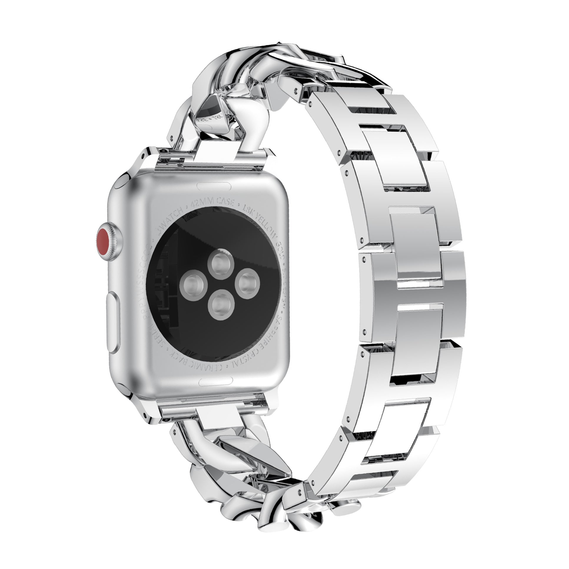 【定番の全4色】デニムチェーンメタルバンド【アップルウォッチ】-Apple Watchバンド専門通販【BELTIES(ベルティーズ)】