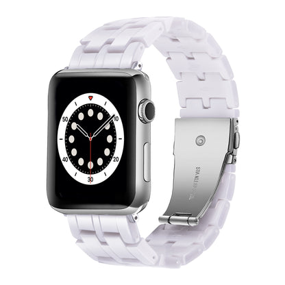 [16 colors available] Mosaic pattern resin band [Apple Watch]