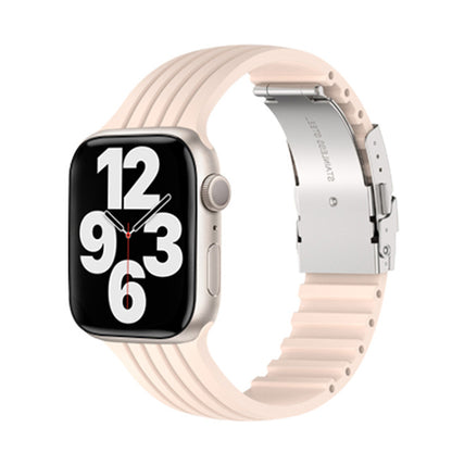 [10 colors] Striped silicone band [Apple Watch]