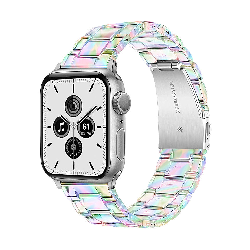 【珍しい色のデザイン♪】マーメイドクリアバンド【アップルウォッチ】 - Apple Watchバンド専門通販【BELTIES(ベルティーズ)】