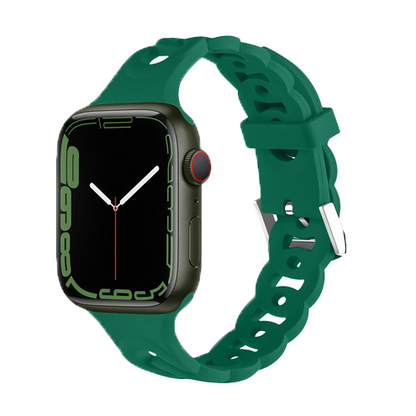 [18 colors available] Silicone ring band [Apple Watch]