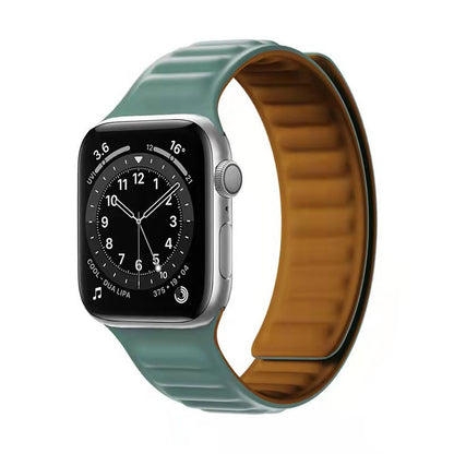 [Recommended♪ 15 colors available] Magnetic hybrid silicone band [Apple Watch]