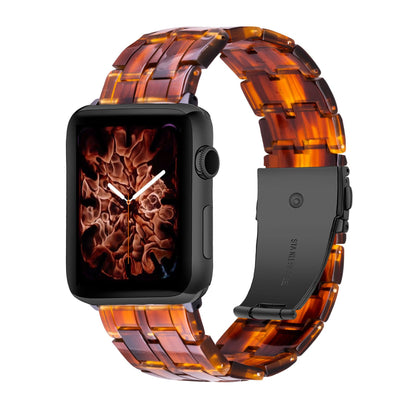 [16 colors available] Mosaic pattern resin band [Apple Watch]