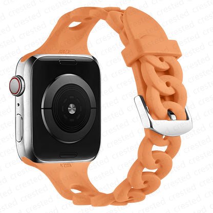 [18 colors available] Silicone ring band [Apple Watch]