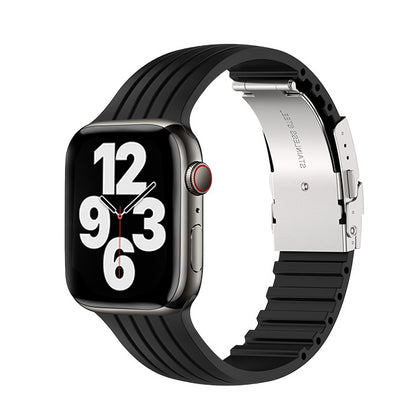 [10 colors] Striped silicone band [Apple Watch]