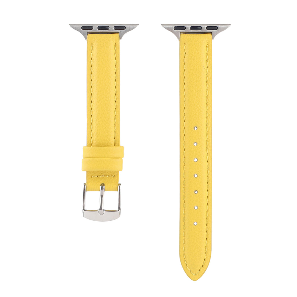 [12 colors available] Slim leather band [Apple Watch]