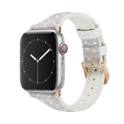 [4 colors available] Glitter gradient leather band [Apple Watch]