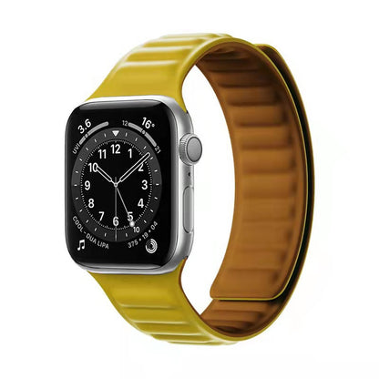 [Recommended♪ 15 colors available] Magnetic hybrid silicone band [Apple Watch]