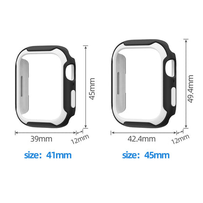 【分解可能で全15色】バイカラーシリコンケース【アップルウォッチ】 - Apple Watchバンド専門通販【BELTIES(ベルティーズ)】