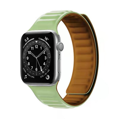 [Recommended♪ 15 colors available] Magnetic hybrid silicone band [Apple Watch]