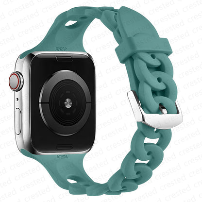 [18 colors available] Silicone ring band [Apple Watch]