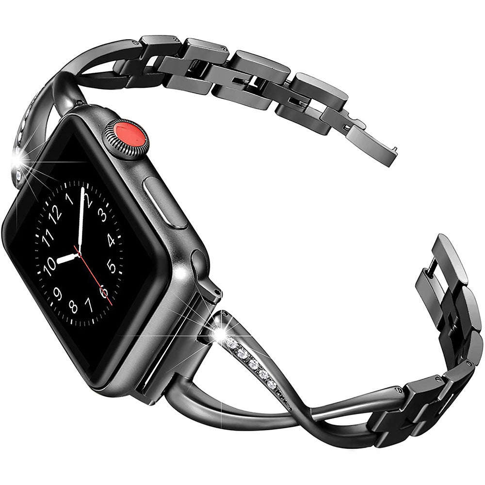 【全6色】チェーンクロスメタルバンド【アップルウォッチ】 - Apple Watchバンド専門通販【BELTIES(ベルティーズ)】