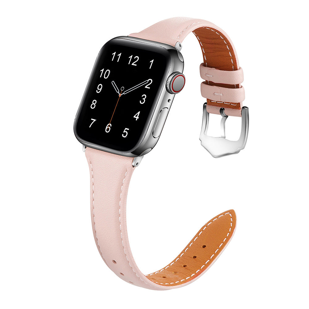 Apple Watch マグネット式 PUレザーバンド ストラップ ベルト 茶色