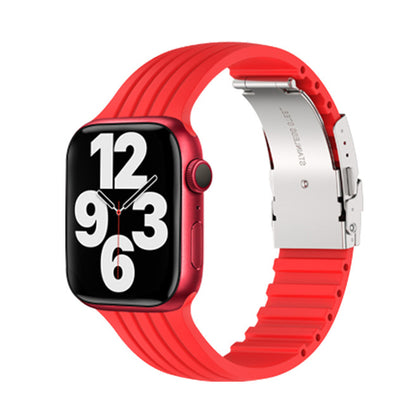 [10 colors] Striped silicone band [Apple Watch]