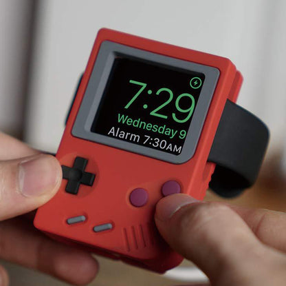 [Cute even while charging] Retro game-style charging stand [Apple Watch]