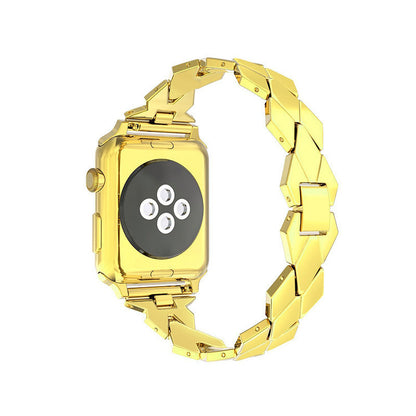 [3 colors available] Rhombus stainless steel band [Apple Watch]