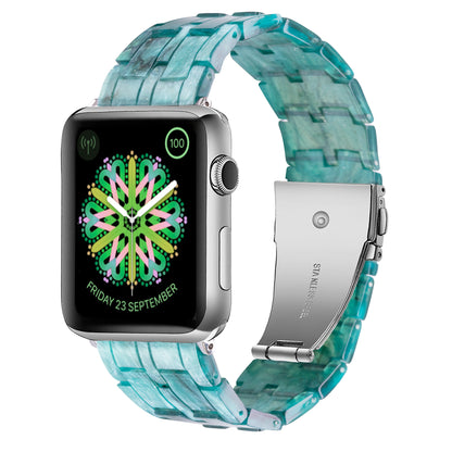 [16 colors available] Mosaic pattern resin band [Apple Watch]