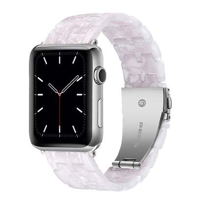 [16 colors available] Mosaic pattern resin band [Apple Watch]