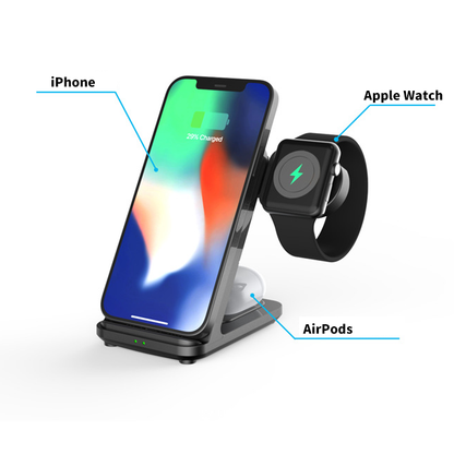 [3 in 1] 3-in-1 wireless charging stand [Apple Watch]