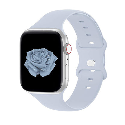 [22 colors available] Eight-ring buckle silicone band [Apple Watch]