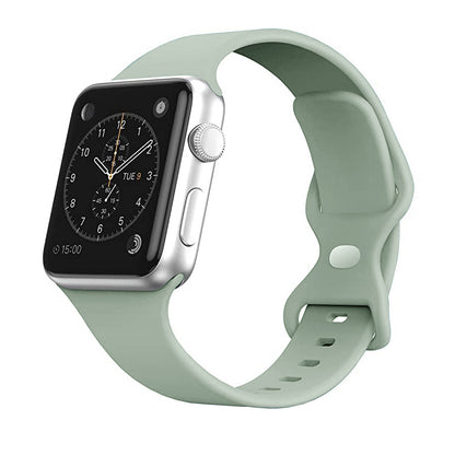 [22 colors available] Eight-ring buckle silicone band [Apple Watch]