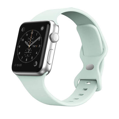 [22 colors available] Eight-ring buckle silicone band [Apple Watch]