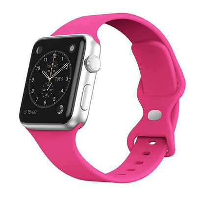 [22 colors available] Eight-ring buckle silicone band [Apple Watch]