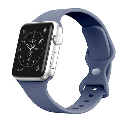 [22 colors available] Eight-ring buckle silicone band [Apple Watch]