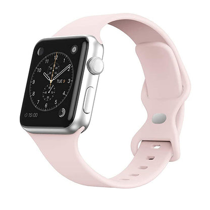 [22 colors available] Eight-ring buckle silicone band [Apple Watch]