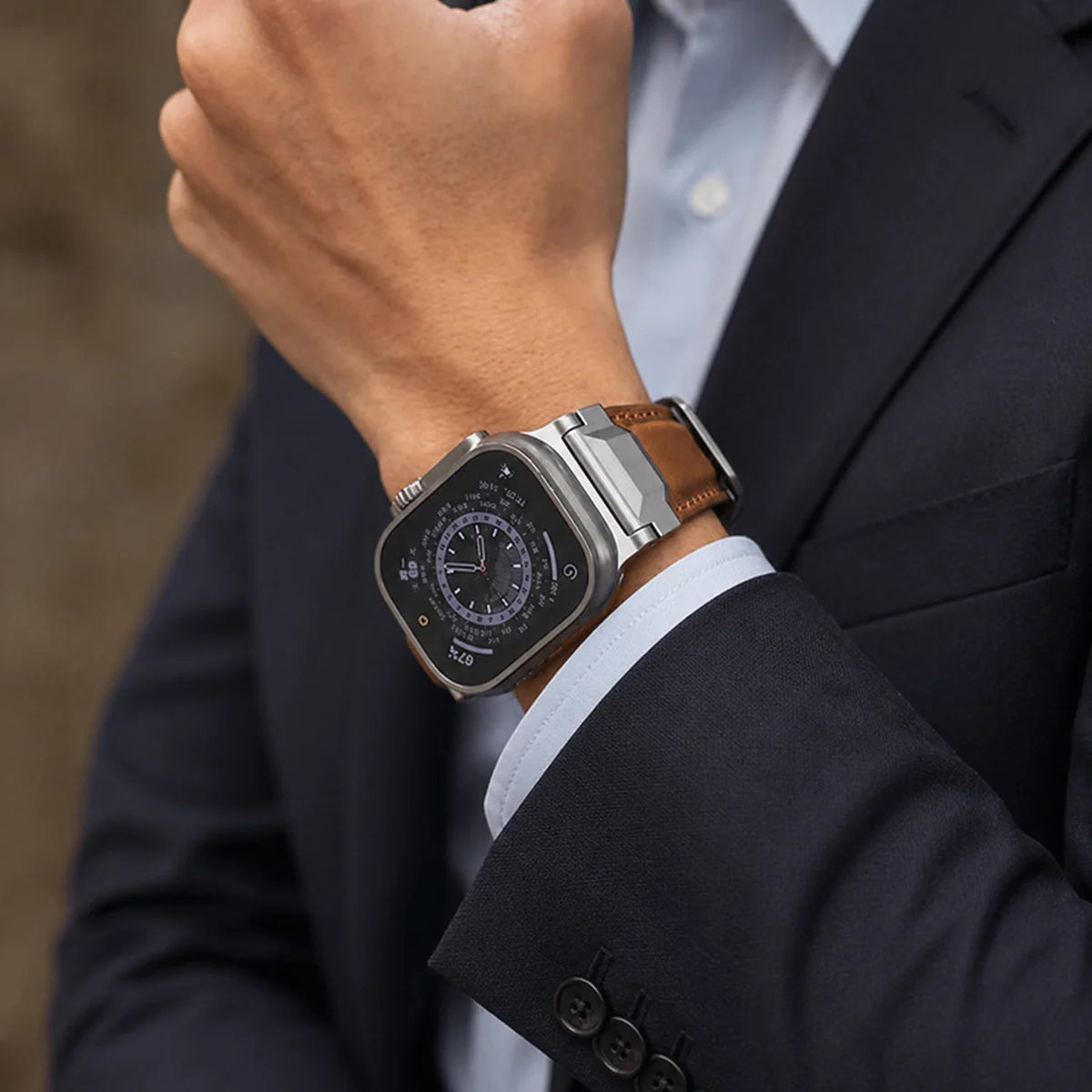 [Adventurous Spirit for Adults] Adventure Leather Band [Apple Watch]