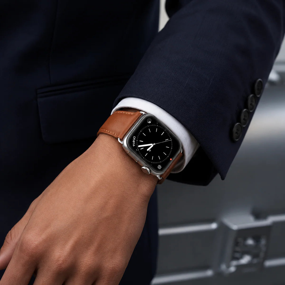 [Elegant Waterproof] Waterproof Leather Band [Apple Watch]